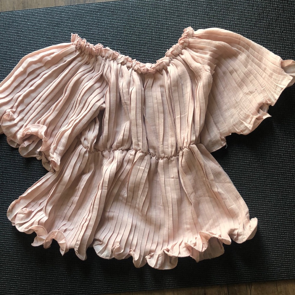 Vici Dolls over the Shoulder Blouse